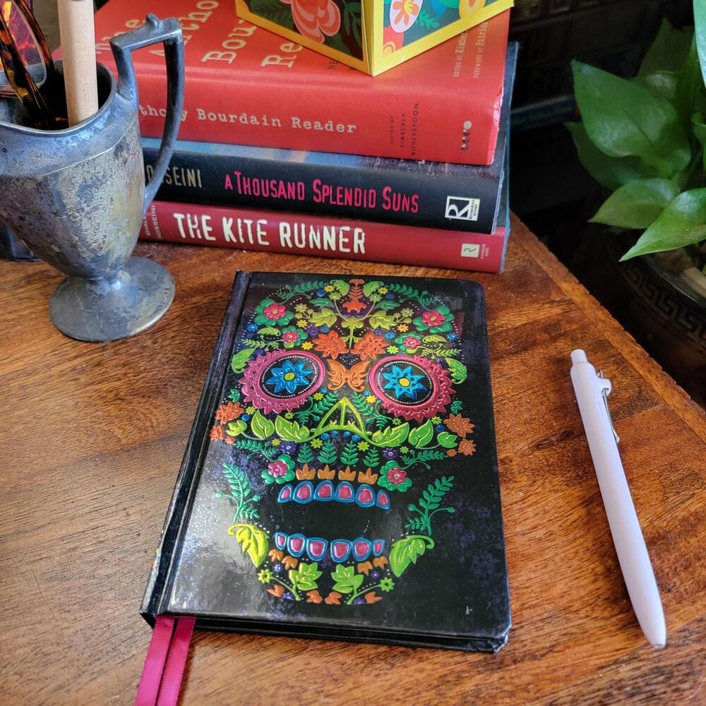Sugar Skull Hardcover Journal Notebook